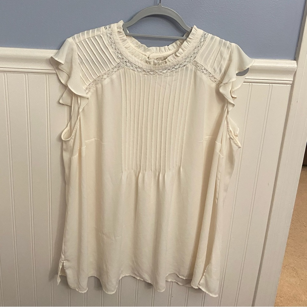 Ann Taylor size 18 gauze fabric blouse